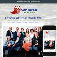 Website Senioren Dijk en Waard