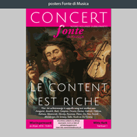 Poster/flyer Fonte di Musica