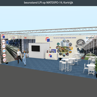 beursstand LPI op MATEXPO-19, Kortrijjk