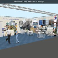 beursstand LPI op MATEXPO-19, Kortrijjk