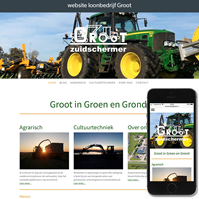 Website Loonbedrijf Groot