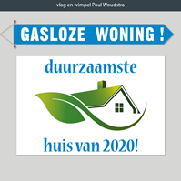 Vlag en wimpel Paul Woudstra